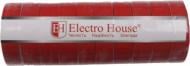 Изолента ElectroHouse красная 11 м ПВХ EH-AHT-1809