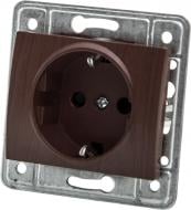Розетка LXL Oscar TL1121A венге 8536699090 Розетка LXL Oscar TL1121A венге 8536699090