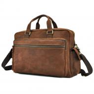 Сумка мужская Tiding Bag T0018 коричневый