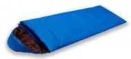 Спальный мешок GF Champion c капюшоном Humble (min +5°C /комфорт +15°C / max +22°C) голубой