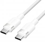 USB-кабель Vention USB 2.0 Type-C M-M 60 Вт aluminum alloy 1 м белый (TRDWF)