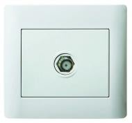 Розетка супутникова LXL Oscar IP20 білий TL11253A White