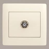 Розетка спутниковая LXL Oscar IP20 кремовый TL11253A cream