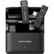 Микрофон Vention USB-C 2-Pack Wireless Lavalier with Charging Case (NCAB0)