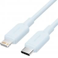 USB-кабель Vention USB 2.0 Type-C M-Lightning M PD 27W PVC 1 м голубой (LAKSF)