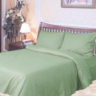 Комплект постельного белья сатин страйп семейный оливковый Ярослав Комплект постельного белья сатин страйп семейный оливковый Ярослав