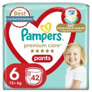 Подгузники-трусики Pampers Premium Care Pants 6 15+ кг 42 шт.