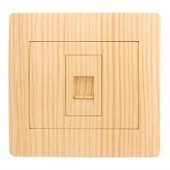 Розетка телефонна LXL Oscar IP20 дуб TL1126A Oak