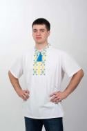 Вышиванка NarodnyyButik Тризуб белый р. 46 2006
