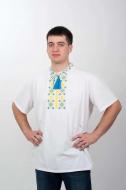 Вышиванка NarodnyyButik Тризуб белый р. 48 2006