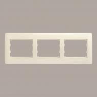 Рамка трехместная LXL Oscar TL1145 горизонтальная кремовый 8538909900