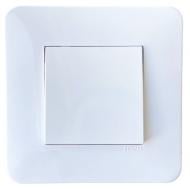 Выключатель одноклавишный Efapel Latina без подсветки белый 4705112 SBR