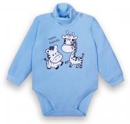 Боди детское для мальчика GABBI ВD-20-21-7 Зооленд р.80 голубой Боди детское для мальчика GABBI ВD-20-21-7 Зооленд р.80 голубой