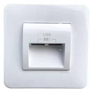 Розетка двойная с заземлением Efapel Latina IP20 белый 4738412 SBR