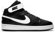 Кроссовки демисезонные Nike Court Borough Mid 2 CD7782-010 р.35,5 черные