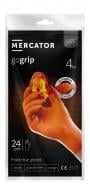 Перчатки одноразовые Mercator Medical Go Grip нитриловые оранжевые р.M 4 шт./уп.