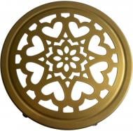 Подставка под горячее Сердце золотой