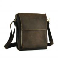 Сумка мужская через плечо Tiding Bag 7055DB коричневый