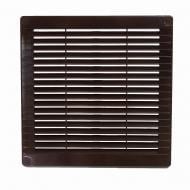 Решітка вентиляційна AirRoxy 150x150 накладна (02-318) пластик коричневий