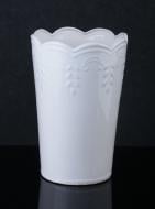 Ваза керамічна Eterna Прованс 19х19х33 см 33 см біла