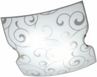 Светильник настенно-потолочный Globo BIKE 40401-2 2x60 Вт E27 серый с рисунком