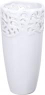 Ваза керамическая белая Ажур 24 см Ваза керамическая белая Ажур 24 см