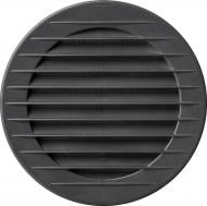 Решітка вентиляційна AirRoxy AOzS 100 діаметр 100 мм (02-231) пластик чорний