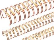 Пружина для брошюрования DA 6,4 мм бронза 100 шт. 1220202060930