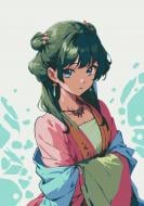 Набір для розпису за номерами Riviera Blanca Маомао 28x40 см RB-1148