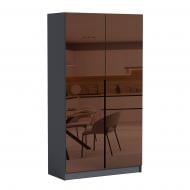 Шафа Luxe Studio Noir 1000 2200х1000х583 мм антрацит (МЛ000139352A)