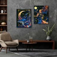 Набор для росписи по номерам Riviera Blanca Волшебный сон 40x50 см 2 шт. ITR-116