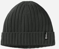 Шапка Jack Wolfskin Rib Knit Beanie 1907122-4136 р.OS серо-зеленый
