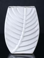 Ваза керамическая Eterna Флора Лист магнолии 2901-28,5 28,5 см белая