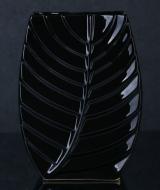 Ваза керамическая Eterna Флора Лист магнолии 2901-28,5 28,5 см черная