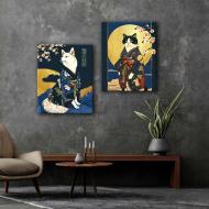 Набор для росписи по номерам Riviera Blanca Японская гравюра 40x50 см 2 шт. ITR-117