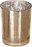 Подсвечник стеклянный Mercury 10х10х12 см
