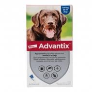 Краплі Bayer від бліх та кліщів для собак Advantix більше 25 кг 91010/10296 (за 1 п-тку, 4 в уп.) 4 мл
