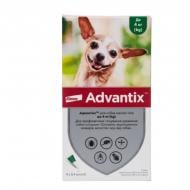 Капли Bayer от блох и клещей для собак Advantix (за 1 п-тку, 4 в уп.) 91007 /10265 шт. 0,4 мл
