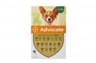 Краплі Bayer від бліх та кліщів для собак Advocate до 4 кг 91027 (за 1 п-тку, 3 в уп.) 1,2 мл