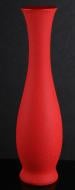 Ваза керамическая Грация Шелк 66 см 66 см красная