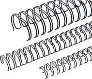 Пружина для брошурування DA 14,3 мм чорна 100 шт. 1220202140641