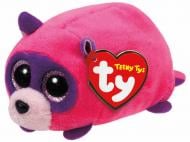 Мягкая игрушка TY Енот 8 см малиновый 42139