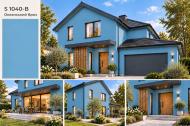 Краска MIKS Color фасадная мат Океанский бриз 1,4 кг