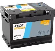 Акумулятор автомобільний EXIDE Premium 61Ah 600A 12V «+» праворуч (EA612)