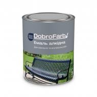 Емаль алкідна DobroFarb жовта глянець 0,8 кг