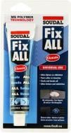 Клей-герметик SOUDAL FIX ALL Classic 80 мл білий