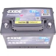 Аккумулятор автомобильный EXIDE Premium EA770 77Ah 760A 12V «+» справа (EA770)