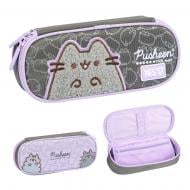 Пенал шкільний м'який PH-30 Pusheen Gray 533763 YES сірий із рожевим