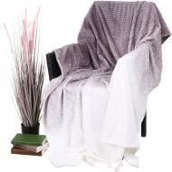 Плед Flannel Plush 160x200 см бело-серый La Nuit