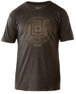 Футболка 5.11 Tactical Global Travel Tee р. S [128] Brown Heather